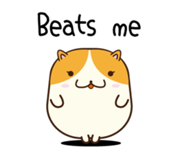 honoboho hamster(English) sticker #9238281