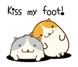 honoboho hamster(English) sticker #9238283