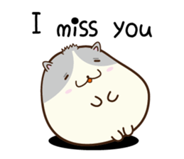 honoboho hamster(English) sticker #9238285