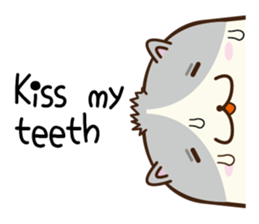 honoboho hamster(English) sticker #9238286