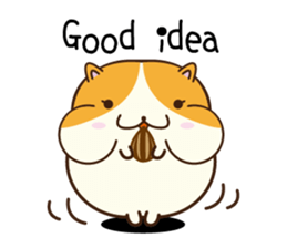 honoboho hamster(English) sticker #9238287