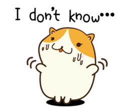 honoboho hamster(English) sticker #9238289