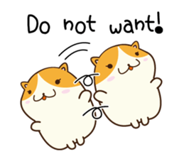 honoboho hamster(English) sticker #9238294