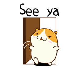honoboho hamster(English) sticker #9238297