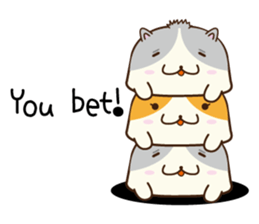 honoboho hamster(English) sticker #9238298