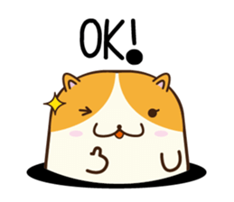 honoboho hamster(English) sticker #9238300