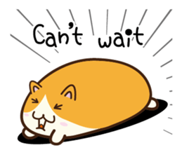 honoboho hamster(English) sticker #9238305