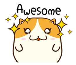honoboho hamster(English) sticker #9238306