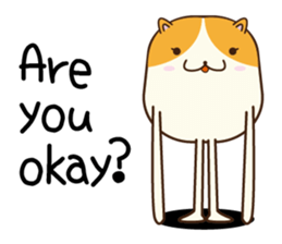 honoboho hamster(English) sticker #9238309