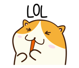 honoboho hamster(English) sticker #9238313