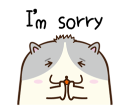 honoboho hamster(English) sticker #9238315