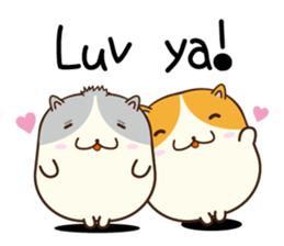 honoboho hamster(English) sticker #9238316