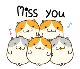 honoboho hamster(English) sticker #9238317