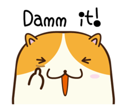 honoboho hamster(English) sticker #9238318