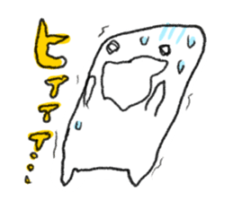 Loose & cute ghost of rice cake. sticker #9238354