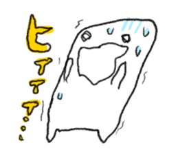 Loose & cute ghost of rice cake. sticker #9238354