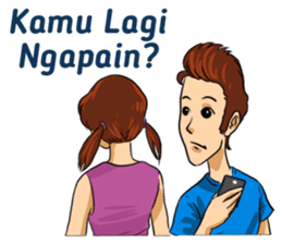 Si Ganteng PDKT sticker #9238564