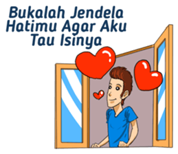 Si Ganteng PDKT sticker #9238572