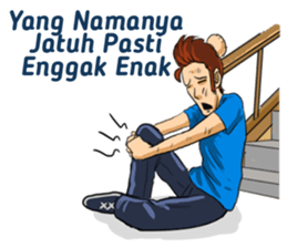 Si Ganteng PDKT sticker #9238573