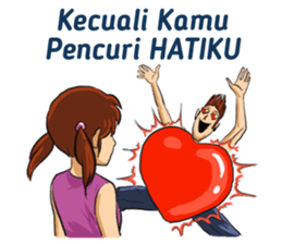 Si Ganteng PDKT sticker #9238583