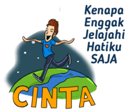 Si Ganteng PDKT sticker #9238588