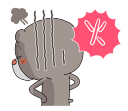 Taiwan black bear so cute sticker #9239374