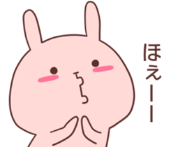Pink Rabbit! sticker #9239488