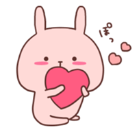 Pink Rabbit! sticker #9239495