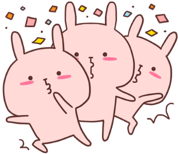 Pink Rabbit! sticker #9239519