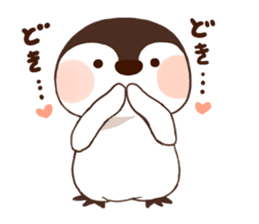 A penguin and chick sticker #9240407