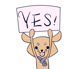 Taciturn cat&Spry dog sticker #9241041