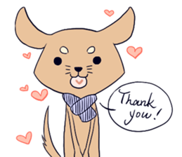 Taciturn cat&Spry dog sticker #9241044