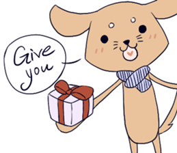 Taciturn cat&Spry dog sticker #9241045