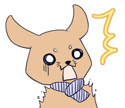 Taciturn cat&Spry dog sticker #9241047