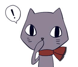 Taciturn cat&Spry dog sticker #9241050