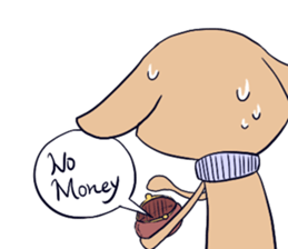 Taciturn cat&Spry dog sticker #9241052