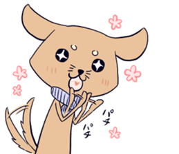 Taciturn cat&Spry dog sticker #9241054