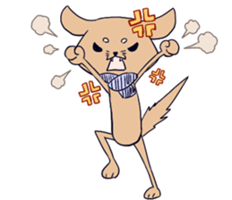 Taciturn cat&Spry dog sticker #9241057