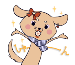 Taciturn cat&Spry dog sticker #9241076