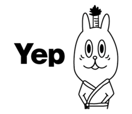 Usasamurai(English) sticker #9241285