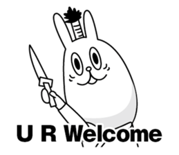 Usasamurai(English) sticker #9241307