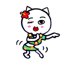 The cat a chief director drew sticker #9241640