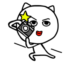 The cat a chief director drew sticker #9241673