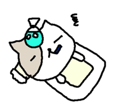 Winter polite cats stickers sticker #9242238