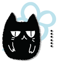 A black cat will answer 2. sticker #9242323