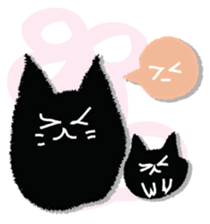 A black cat will answer 2. sticker #9242349