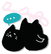 A black cat will answer 2. sticker #9242358