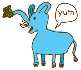 Fun Animals Doodle sticker #9242360