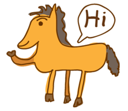 Fun Animals Doodle sticker #9242362