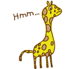 Fun Animals Doodle sticker #9242371